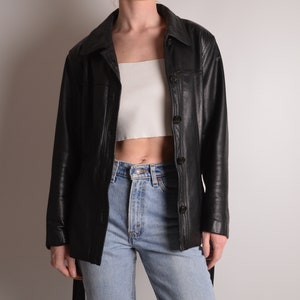 Vintage Warm Leather Jacket (S-M)