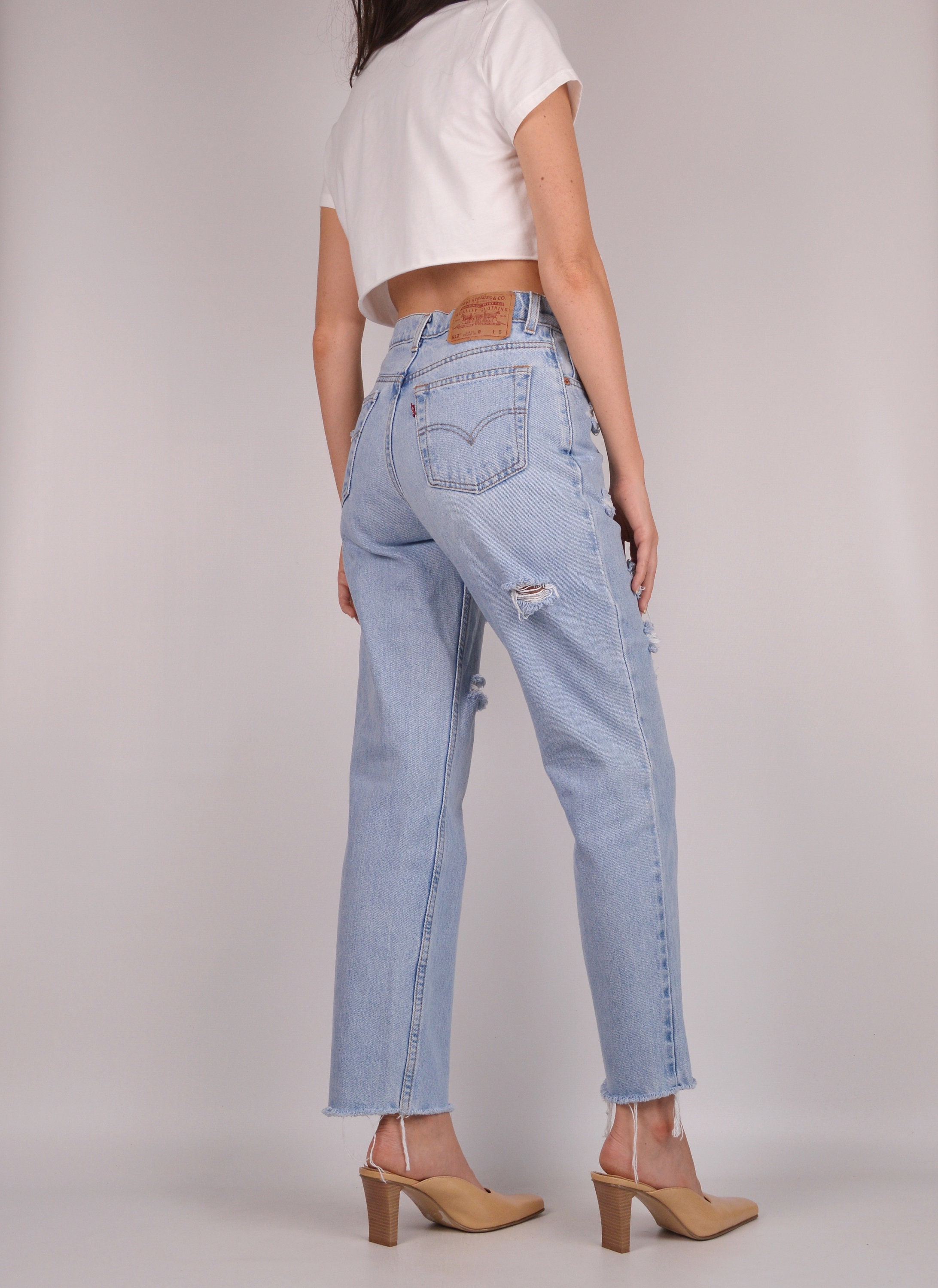 levi's 512 raw denim