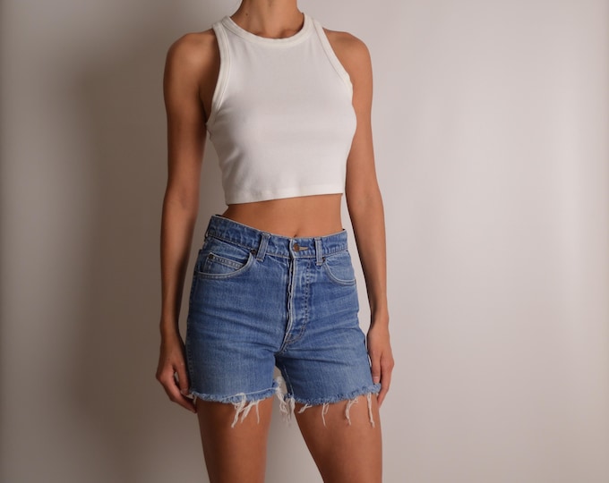 Vintage CK Denim Cut Off Shorts (XS)