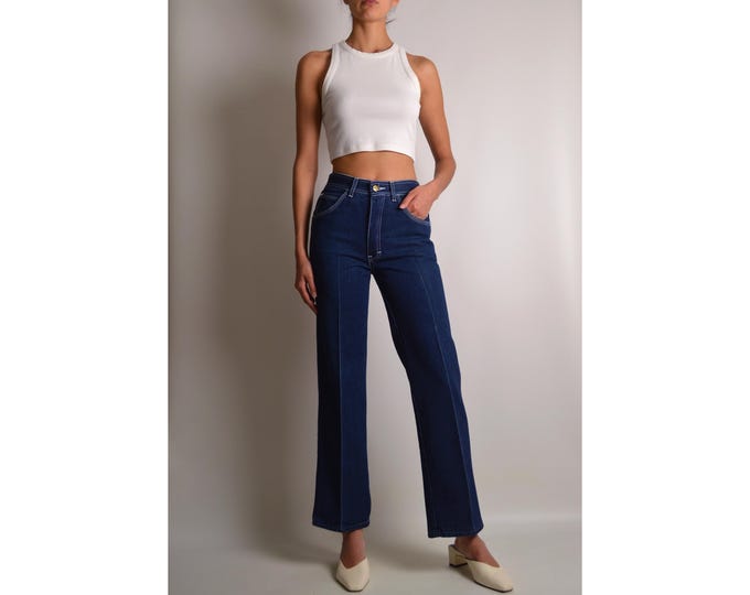 Vintage 70s Straight Leg Jeans (27"W)