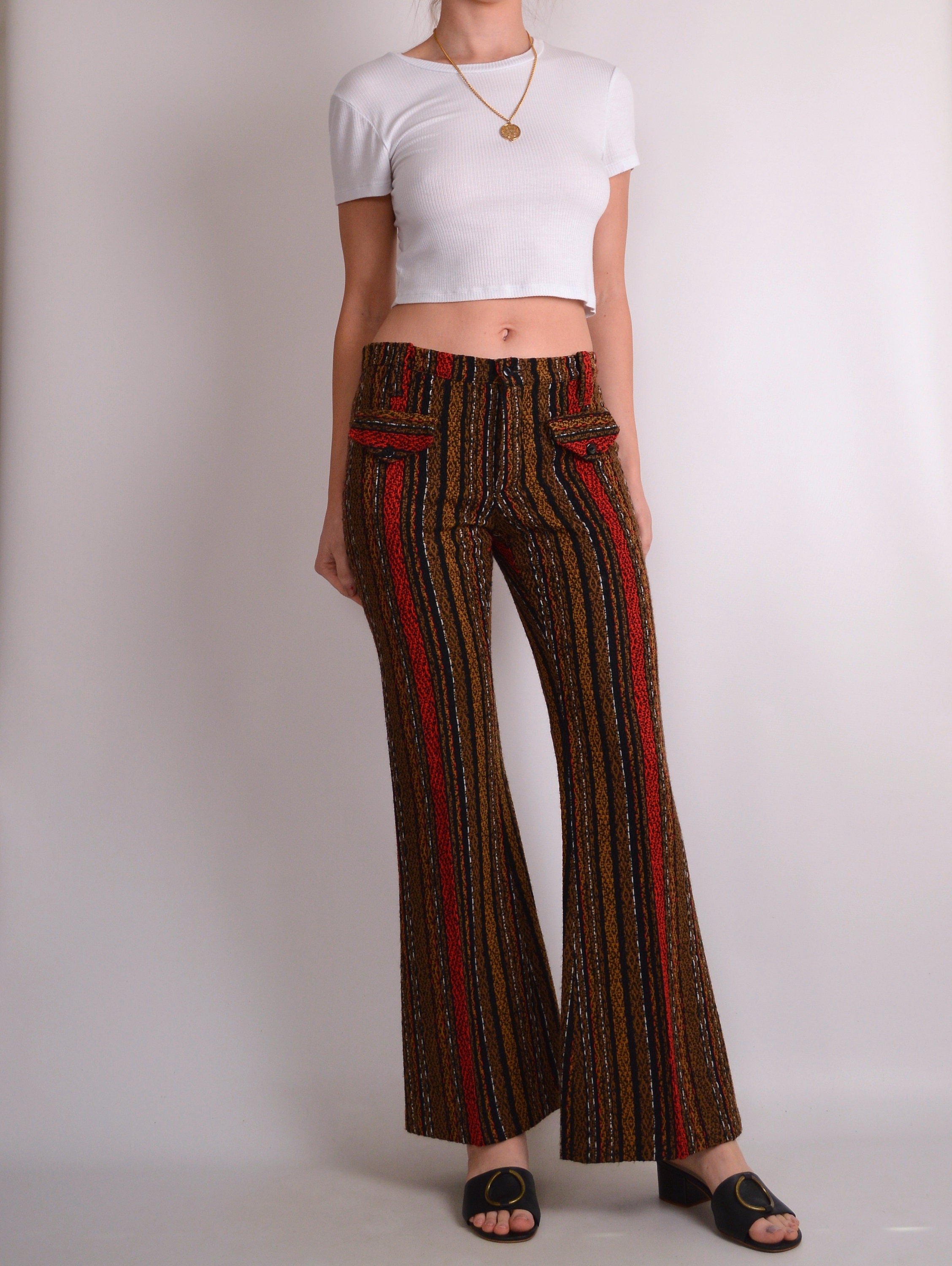 Incredible 70's Striped Flares (S)