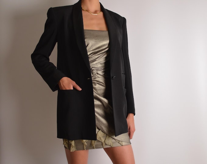 Perfect Vintage Silk Blazer (S)