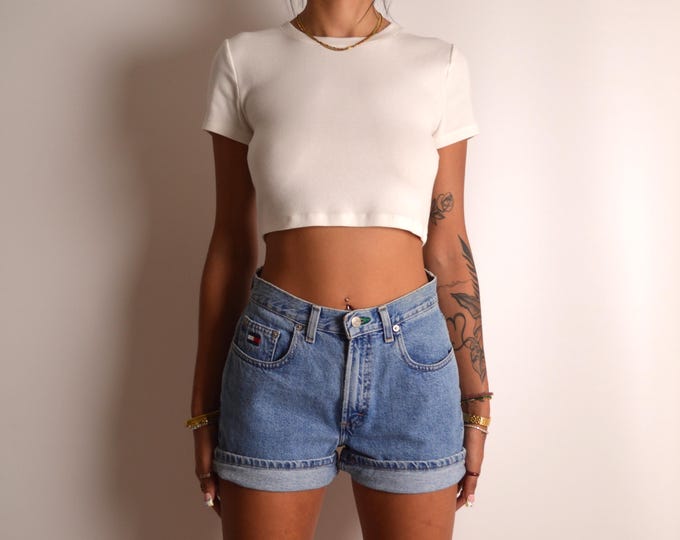 90's Tommy Denim Shorts (28"W)
