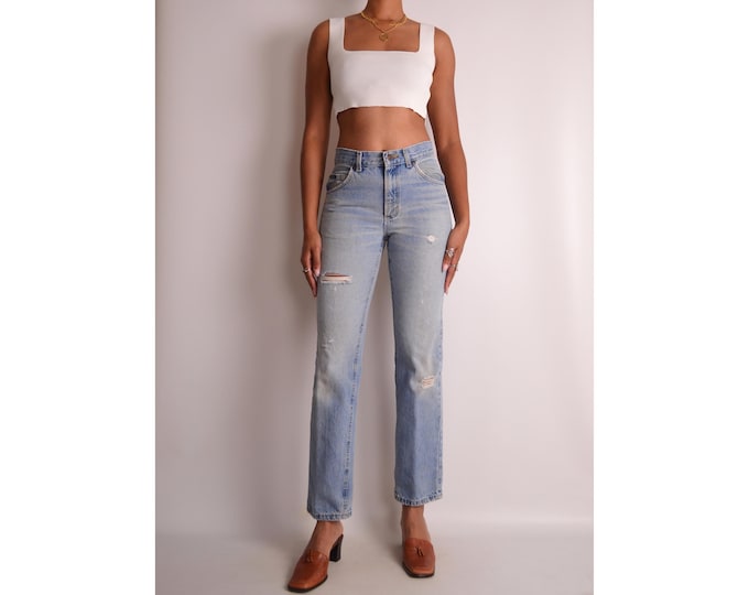 Vintage LEE Distressed Jeans (27/28"W)