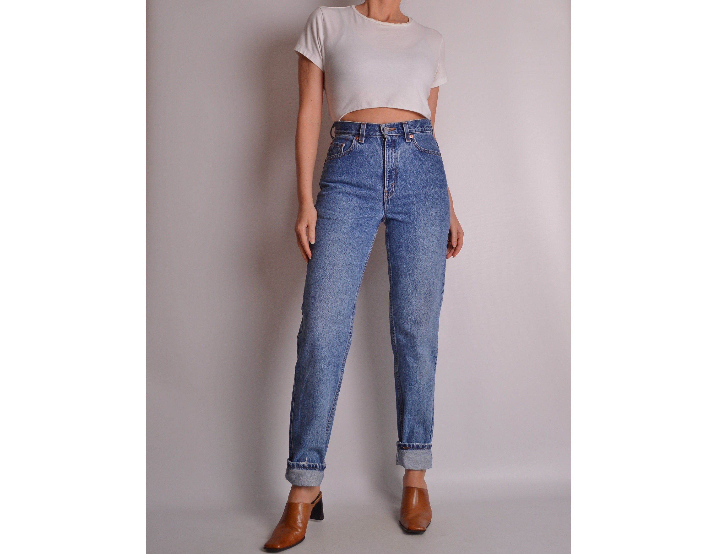 Vintage LEVI'S 512 Slim Fit Jeans (28”W) High Waist
