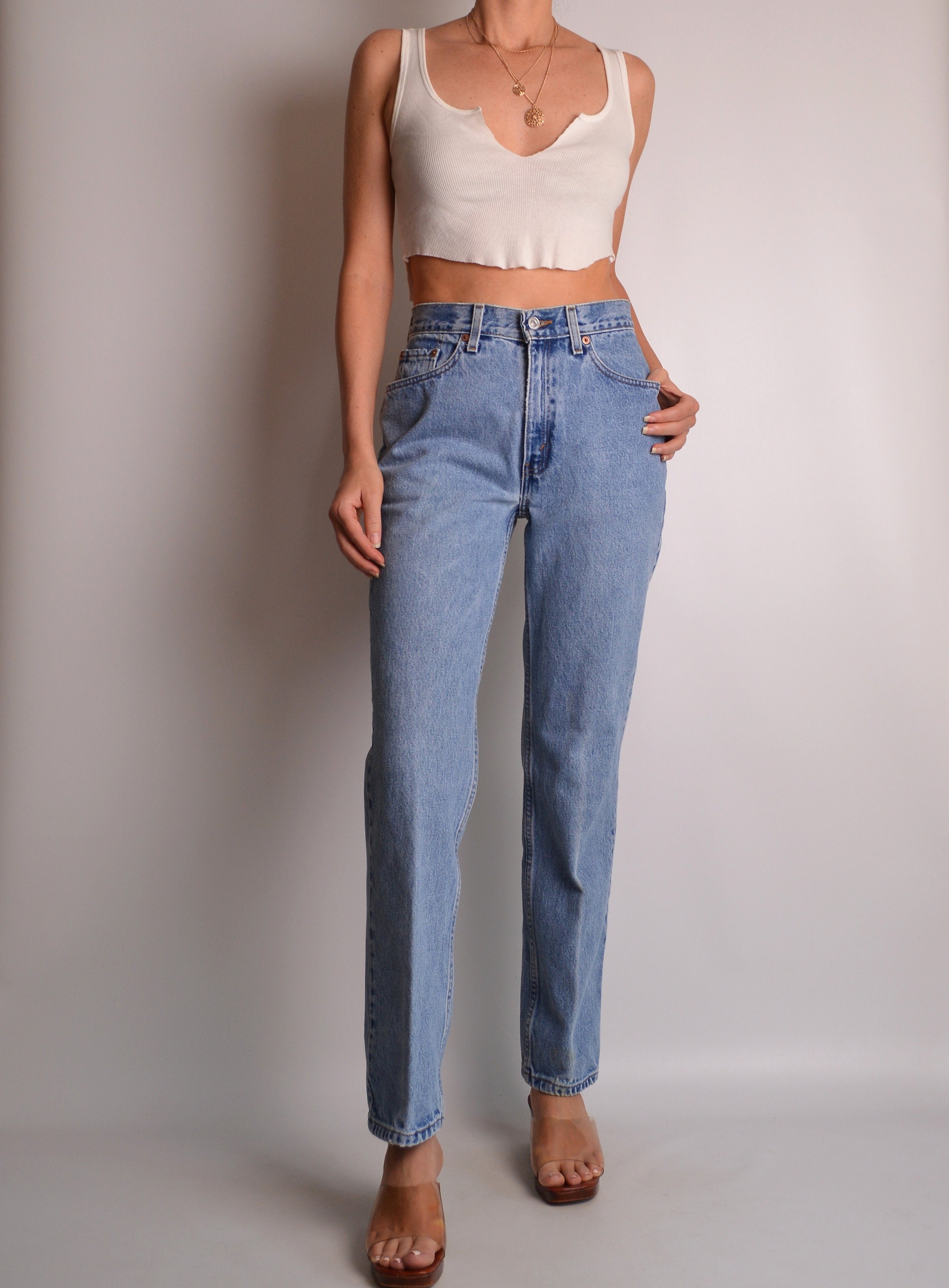 Vintage LEVI'S 512 Slim Fit Jeans (Sz 4)