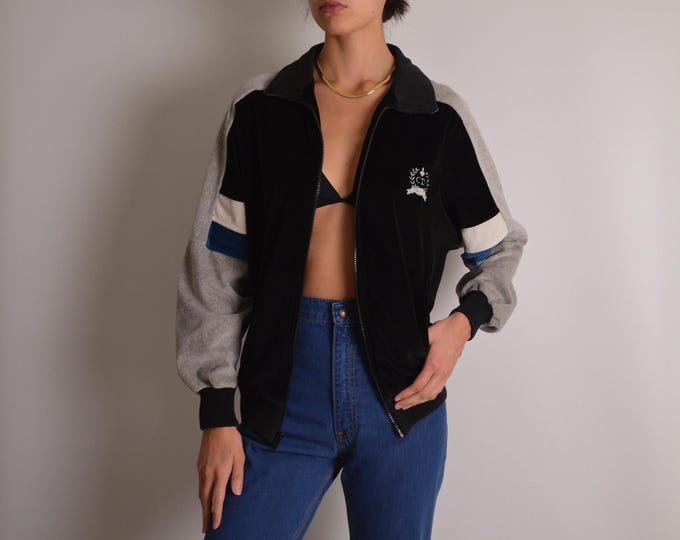Vintage Christian Velour Jacket (S)