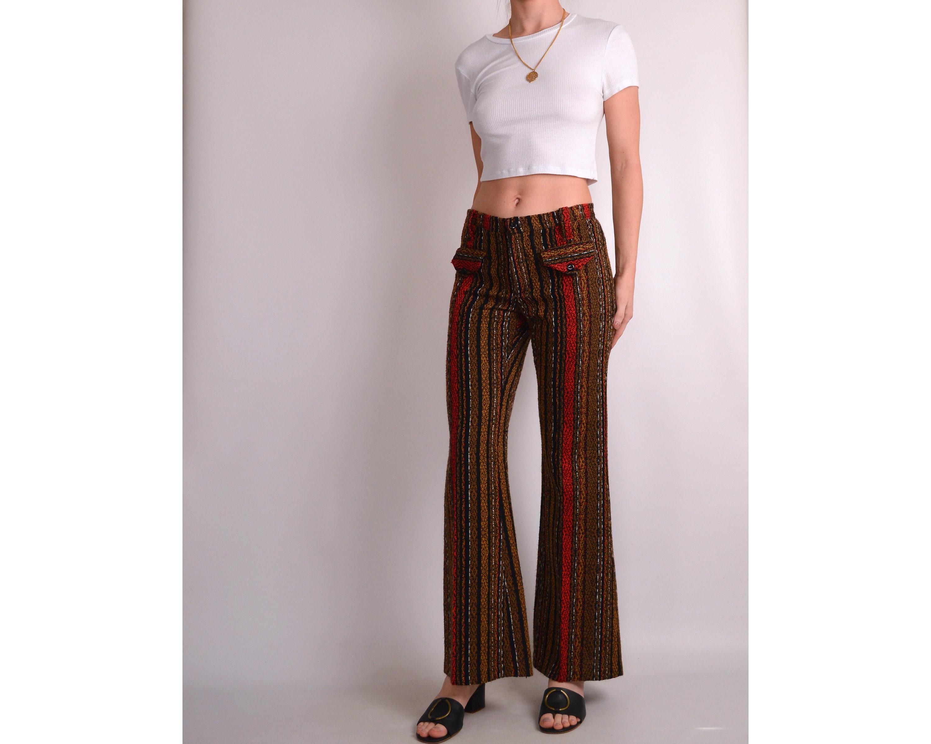 70s Levi´s Sta-Prest Flare Stripe Pant ショッピング安心 www