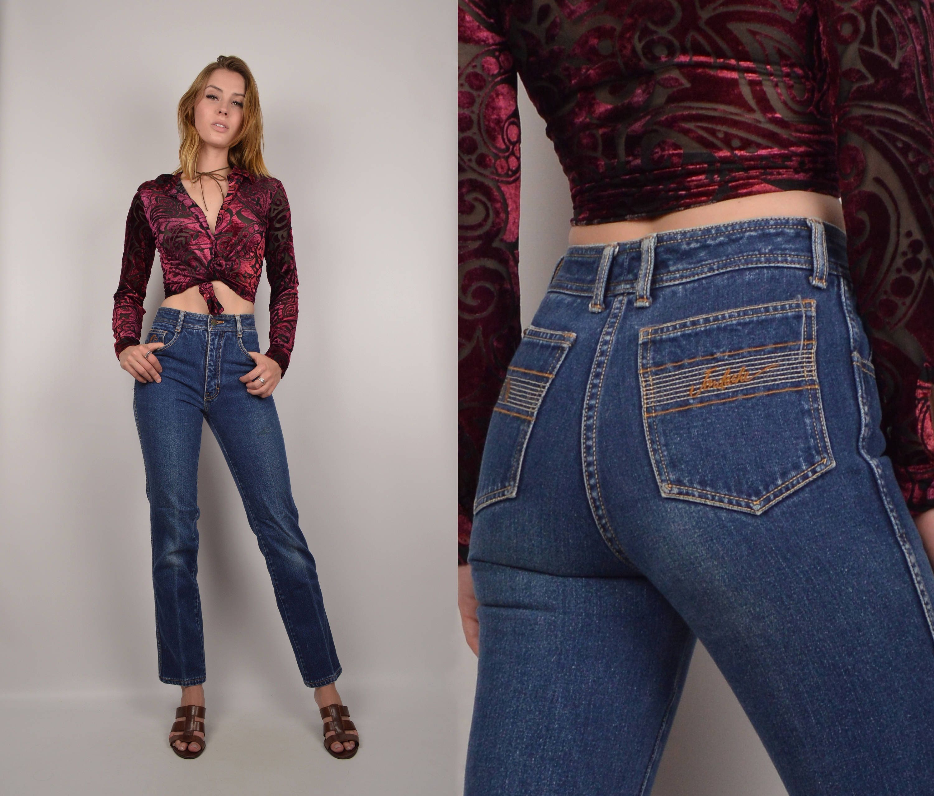 skinny jeans in the 70s