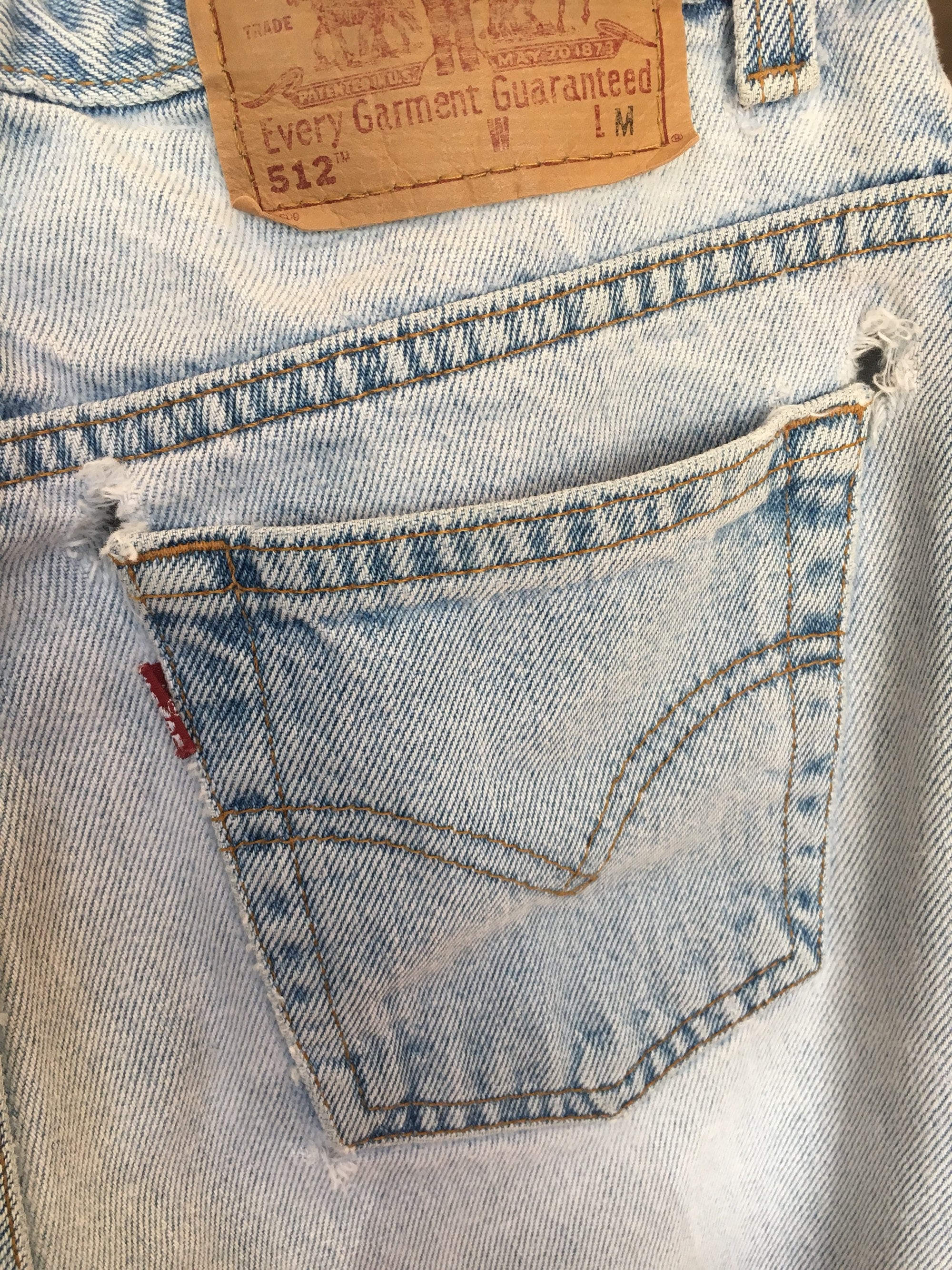 Vintage LEVI'S 512 Frayed Jeans (27.5W)