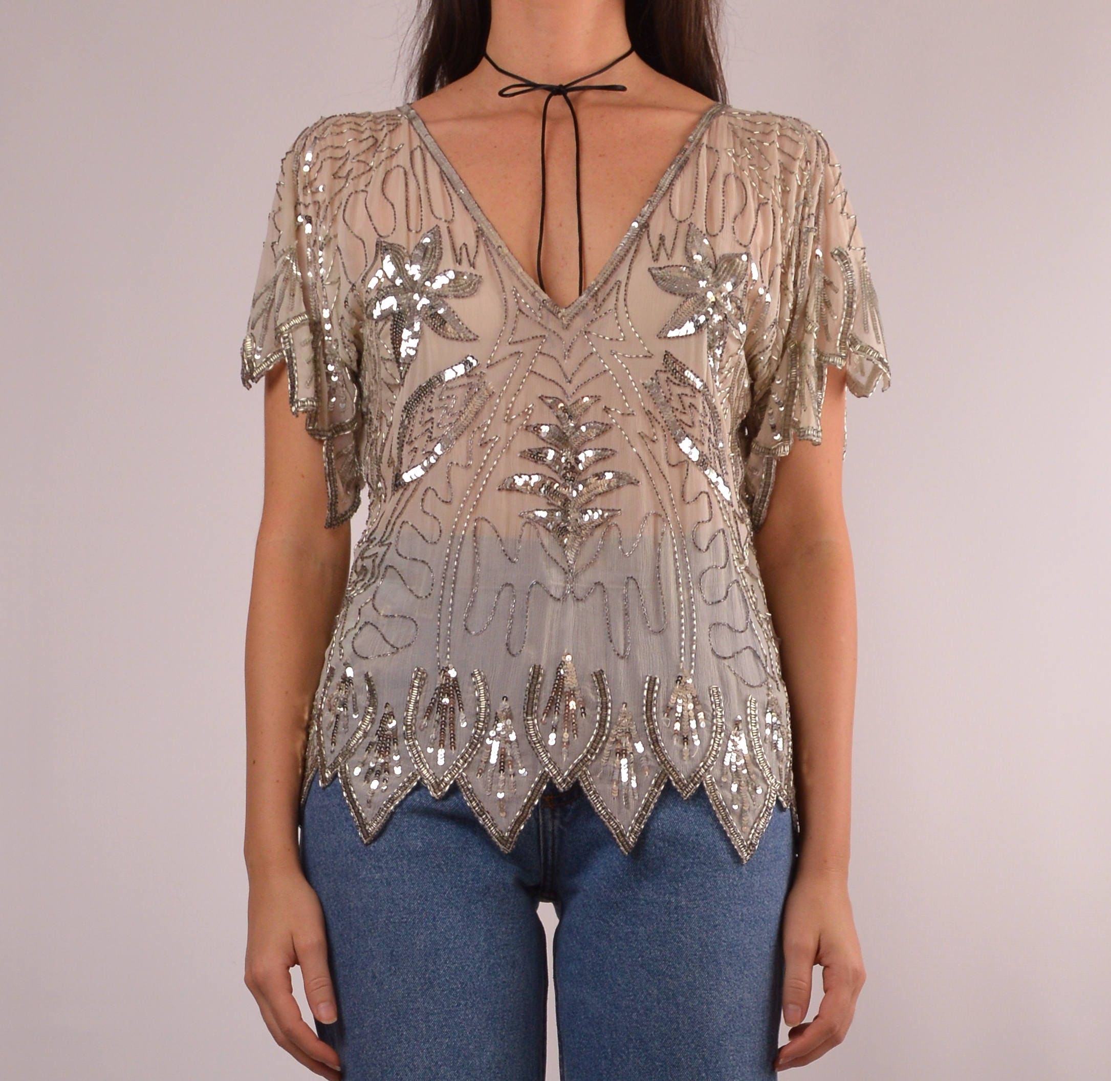 sequin sheer