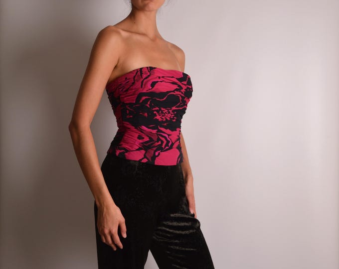 Vintage Silk Corset Top (S)