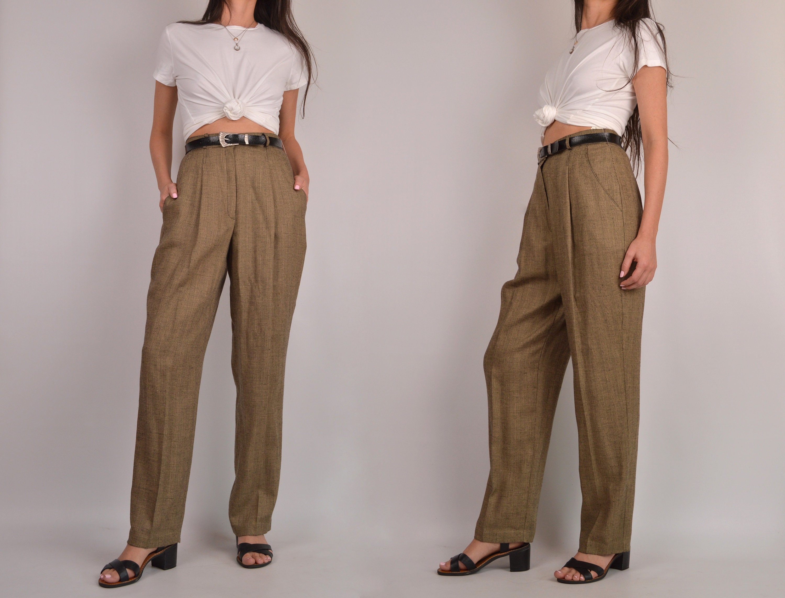 High waist tweed trousers – YARKÁTE