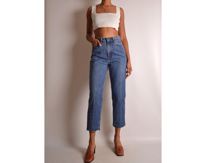 Vintage LEVI'S 512 Slim Crop Jeans (28"W)
