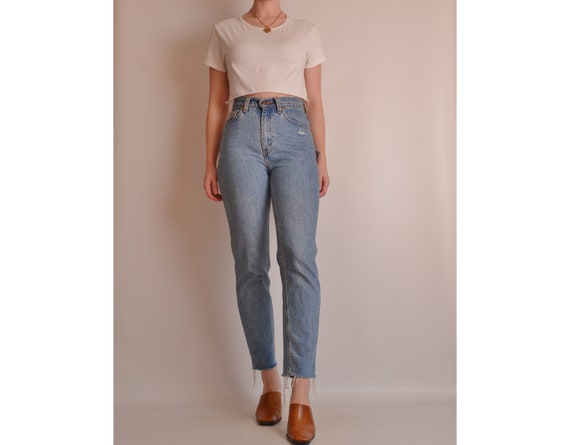 Vintage LEVI'S 512 Frayed Jeans (26"W)