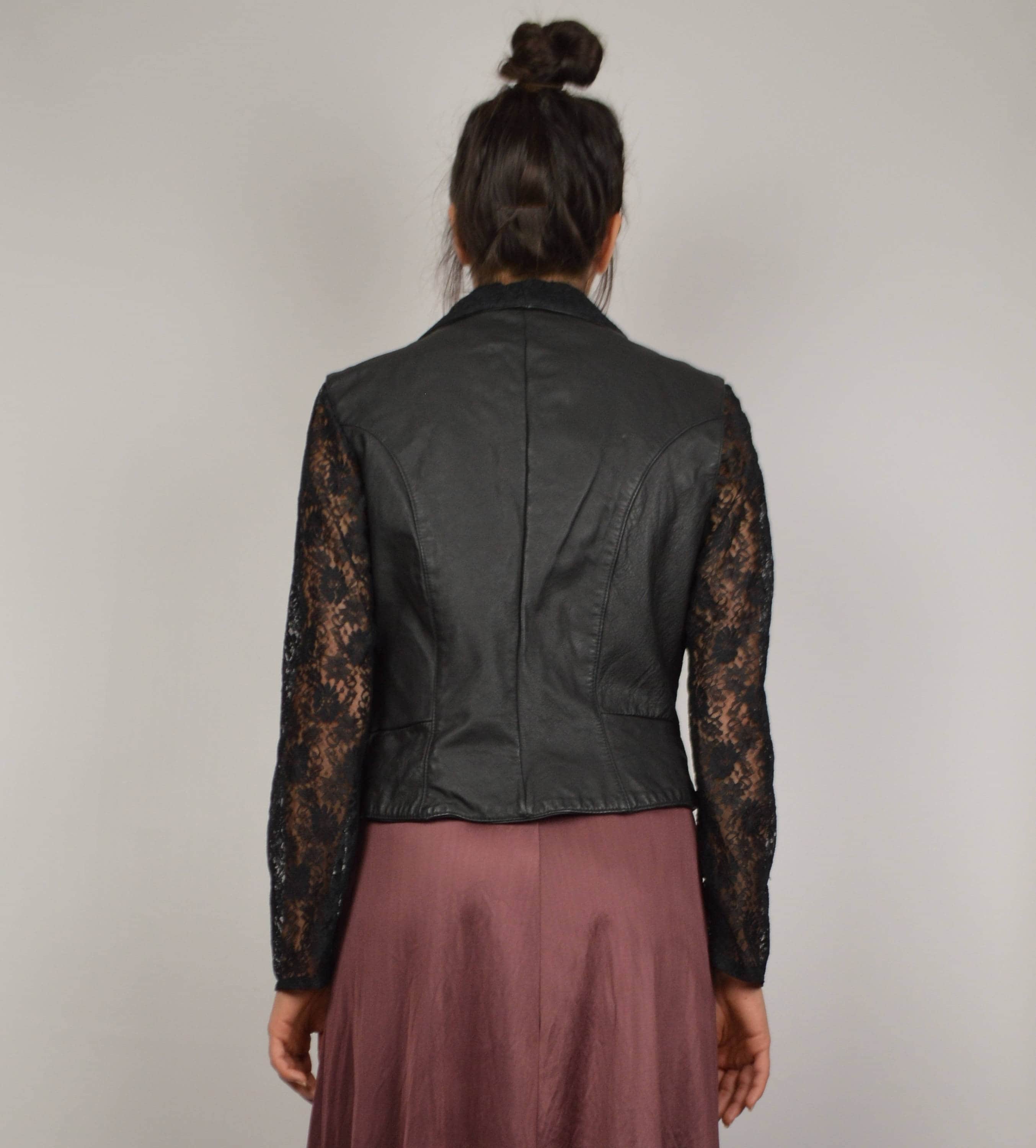 PT Vintage Leather & Lace Jacket