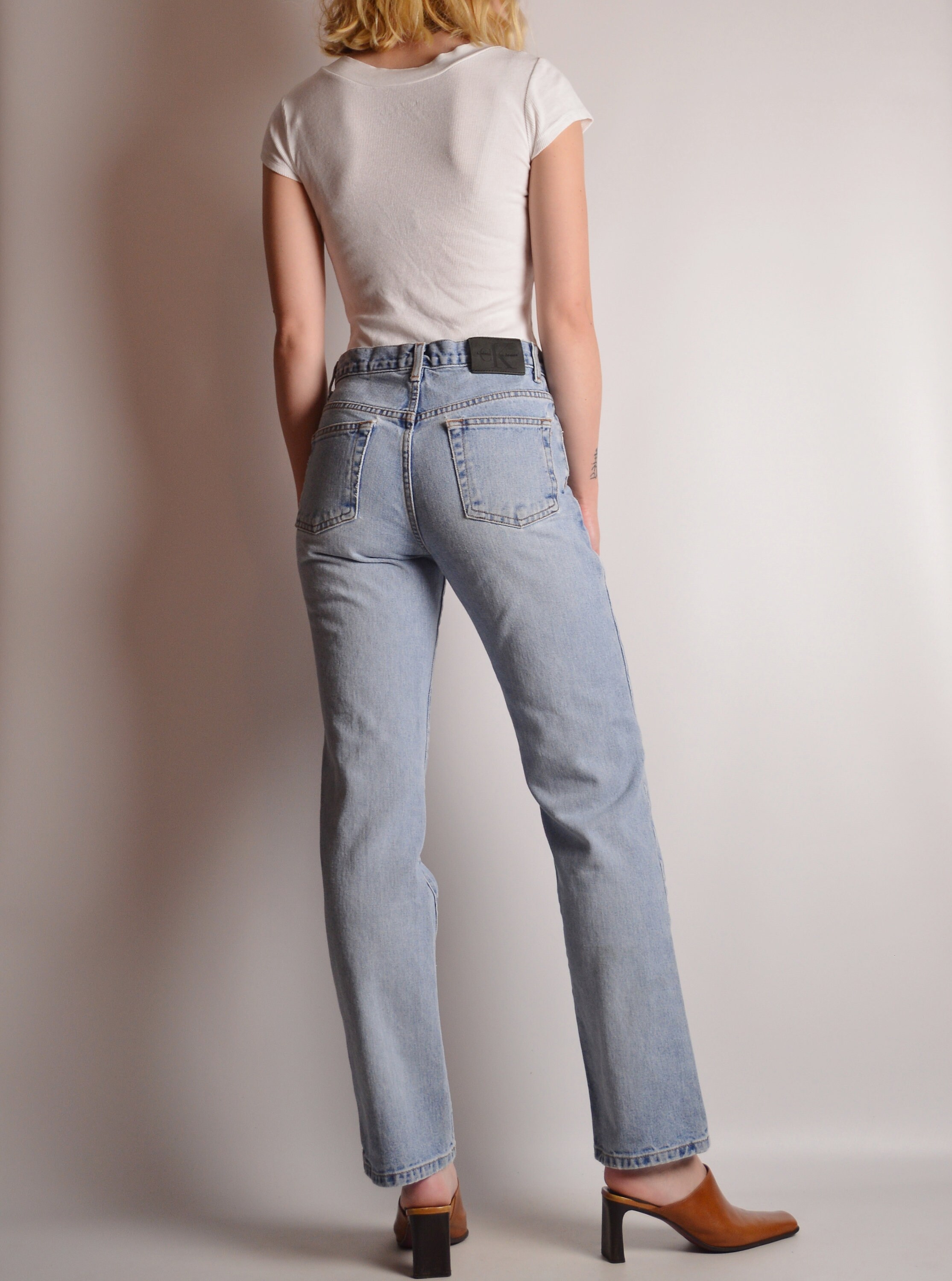 Vintage Calvin Klein Slim Fit Jeans (Sz 2)