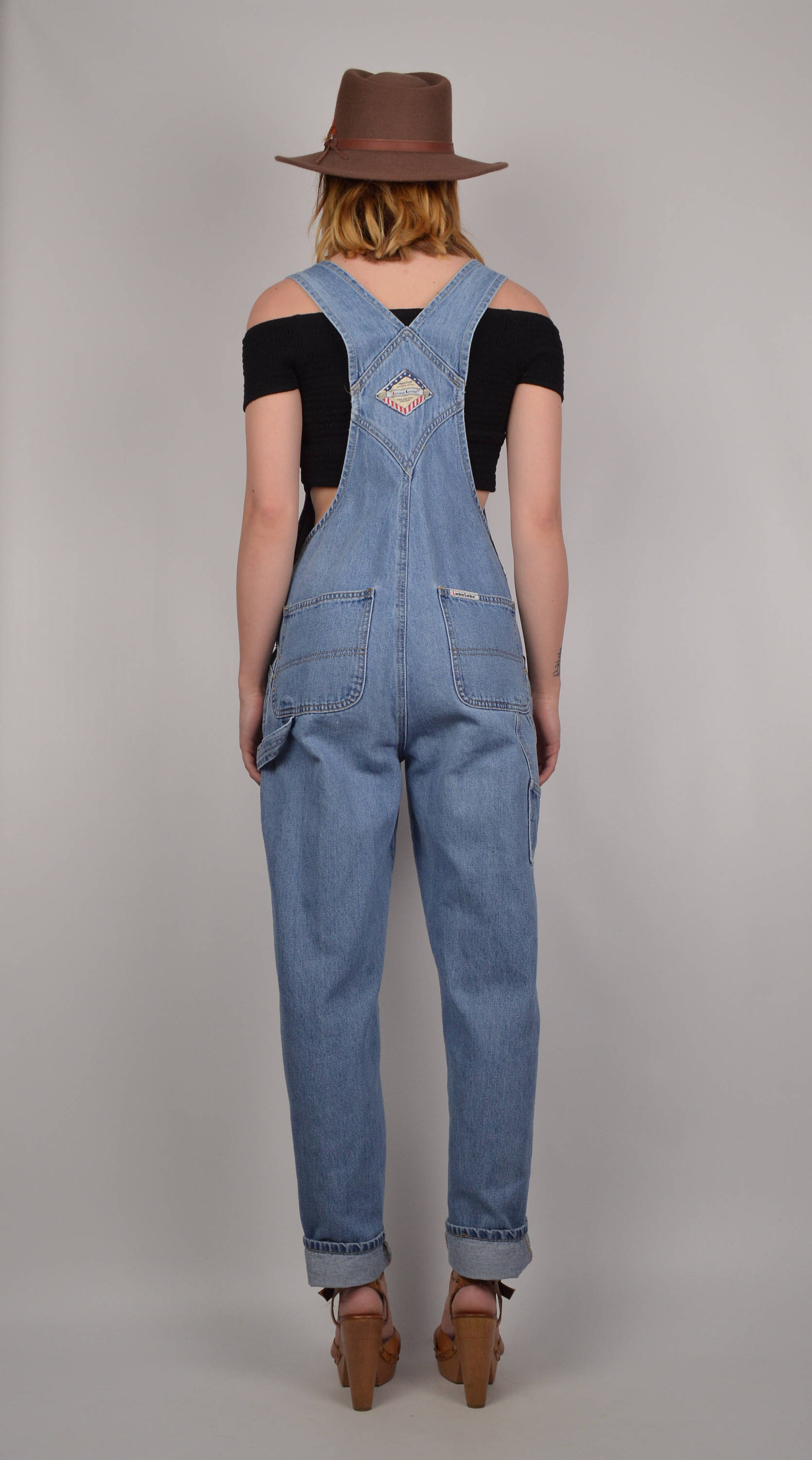 Vintage Denim Overalls Blue Jean
