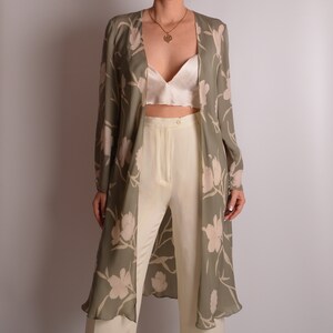 silk duster jacket