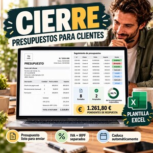Modelo de Excel para Orçamentos | Modelo de Orçamento para Clientes | Autônomos e Freelancers | Download Imediato