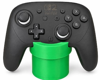 Nintendo Switch 2 controllerhouder in Super Mario-buisstijl