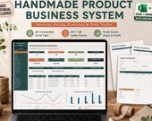 Handmade Product Business Spreadsheet: Product Inventory - business spreadsheet image 1