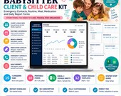 Babysitter Planner - google sheets image 1