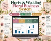 Wedding Florist Spreadsheet - florist spreadsheet image 8