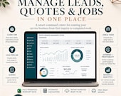 Service Business Bundle in Excel: CRM - service business image 3