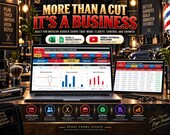 Barber Shop Business Management Spreadsheet - barber shop image 10