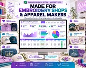 Embroidery Pricing & Cost Calculator in Excel: Embroidery Cost - embroidery pricing image 10