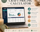 Handmade Seller Starter Bundle in Excel: Craft Pricing… - craft pricing image 5