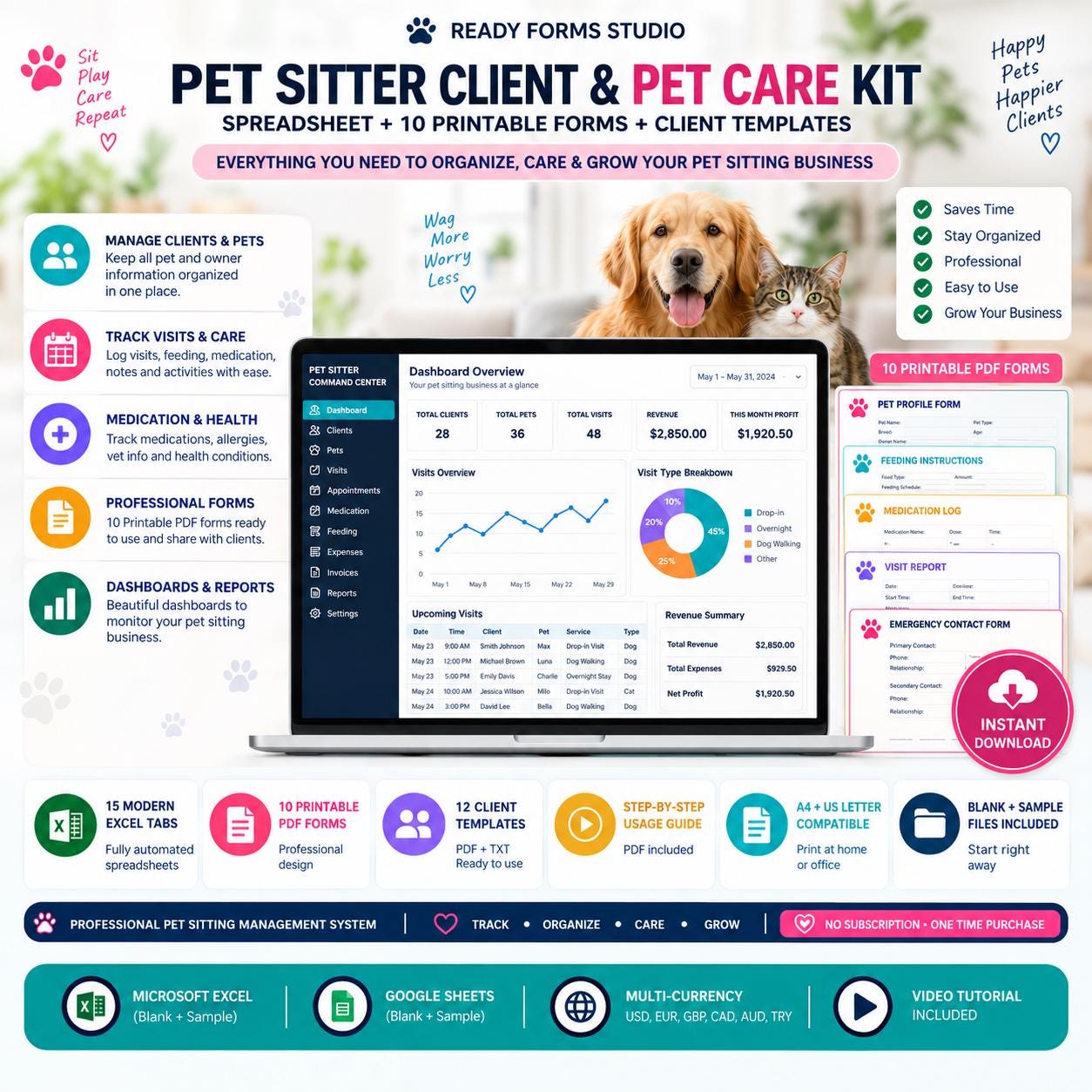 Pet Sitter Business Management Kit - pet sitter image 1