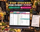 Mobile Bar Business Spreadsheet - mobile bar business image 5