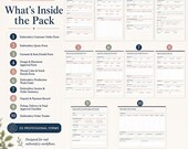 A product overview showing all ten professional embroidery forms included in the pack, numbered one through ten.