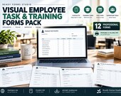 Visual Employee Task & Training Forms Pack - task tracker image 4