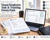 Visual Employee Task & Training Forms Pack - task tracker image 9