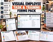 Visual Employee Task & Training Forms Pack - task tracker image 10