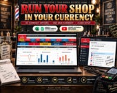 Barber Shop Business Management Spreadsheet - barber shop image 8