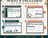 Etsy Seller Finance Bundle in Excel: Bookkeeping - etsy fee calculator image 2