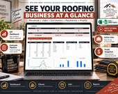 Roofing Business Management Spreadsheet - roofing business image 2