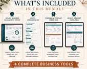 Service Business Bundle in Excel: CRM - service business image 2