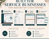 Service Business Bundle in Excel: CRM - service business image 9