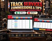 Barber Shop Business Management Spreadsheet - barber shop image 3