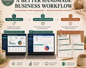 Handmade Seller Starter Bundle in Excel: Craft Pricing… - craft pricing image 3