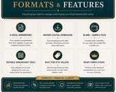 Etsy Seller Finance Bundle in Excel: Bookkeeping - etsy fee calculator image 8