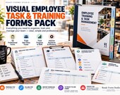 Visual Employee Task & Training Forms Pack - task tracker image 2