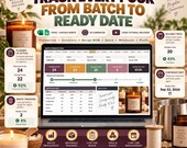 Candle Business Spreadsheet - candle business image 8
