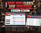 Barber Shop Business Management Spreadsheet - barber shop image 2