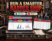 Barber Shop Business Management Spreadsheet - barber shop image 4